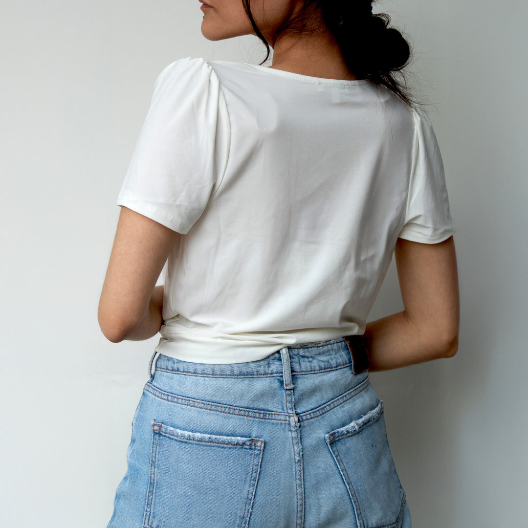 Blusa Cruzada Para Mujer, Elegante Y Cómoda.