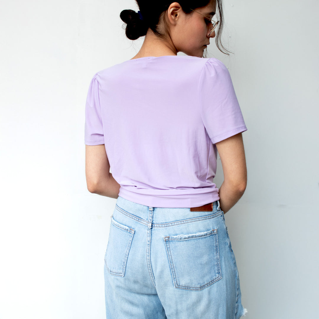 Blusa Cruzada Para Mujer, Elegante Y Cómoda.