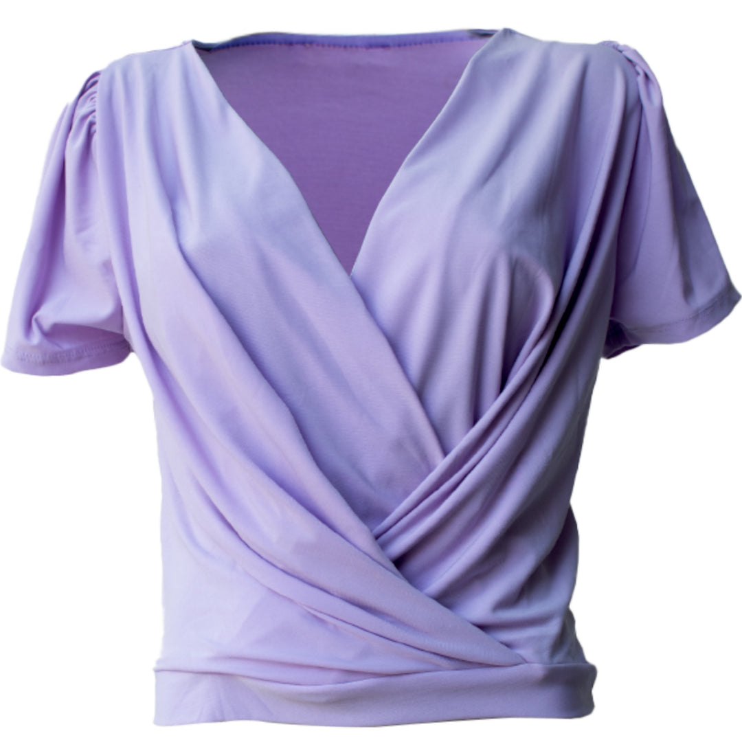 Blusa Cruzada Para Mujer, Elegante Y Cómoda.