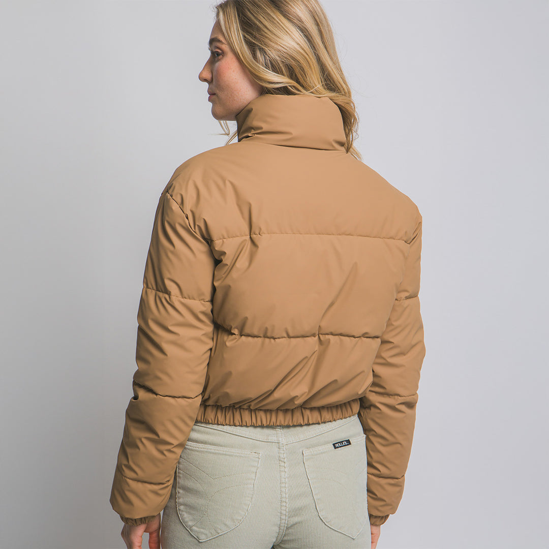 Chaqueta Acolchada Crop para Mujer