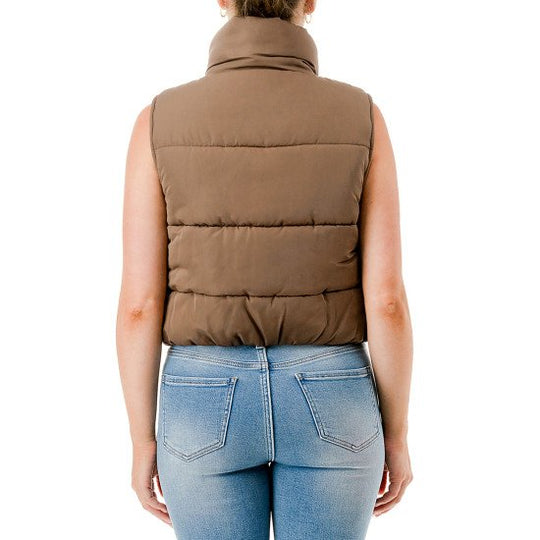 Chaleco Puffer Corto Acolchado HHZ