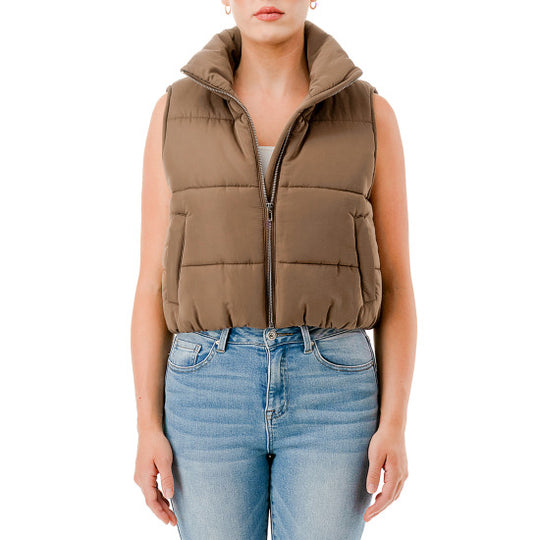 Chaleco Puffer Corto Acolchado HHZ