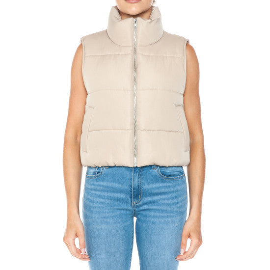 Chaleco Puffer Corto Acolchado HHZ