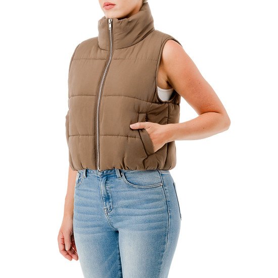 Chaleco Puffer Corto Acolchado HHZ