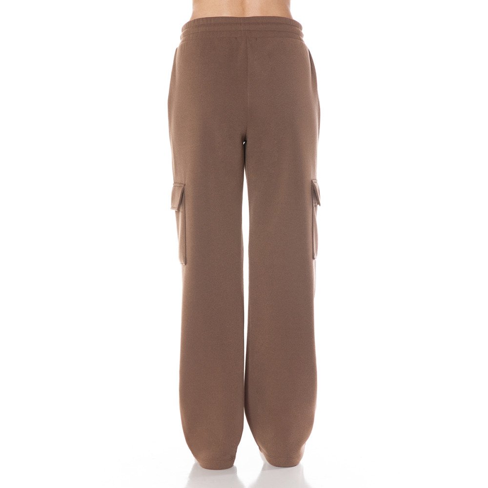 Pantalón estilo cargo de corte relajado y pierna recta, confeccionado en un tejido cómodo y abrigador