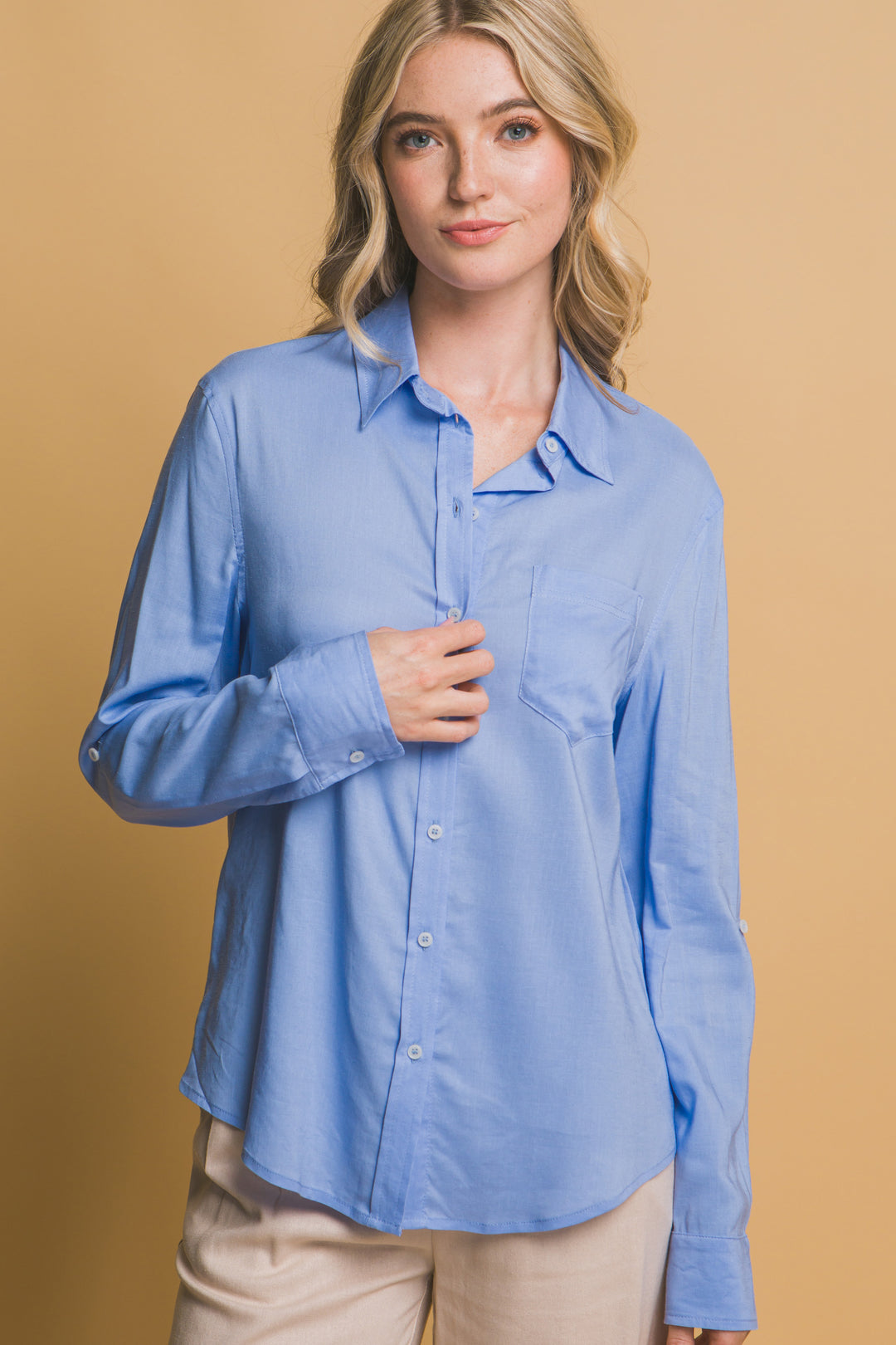 Blusa Manga Larga Para Dama