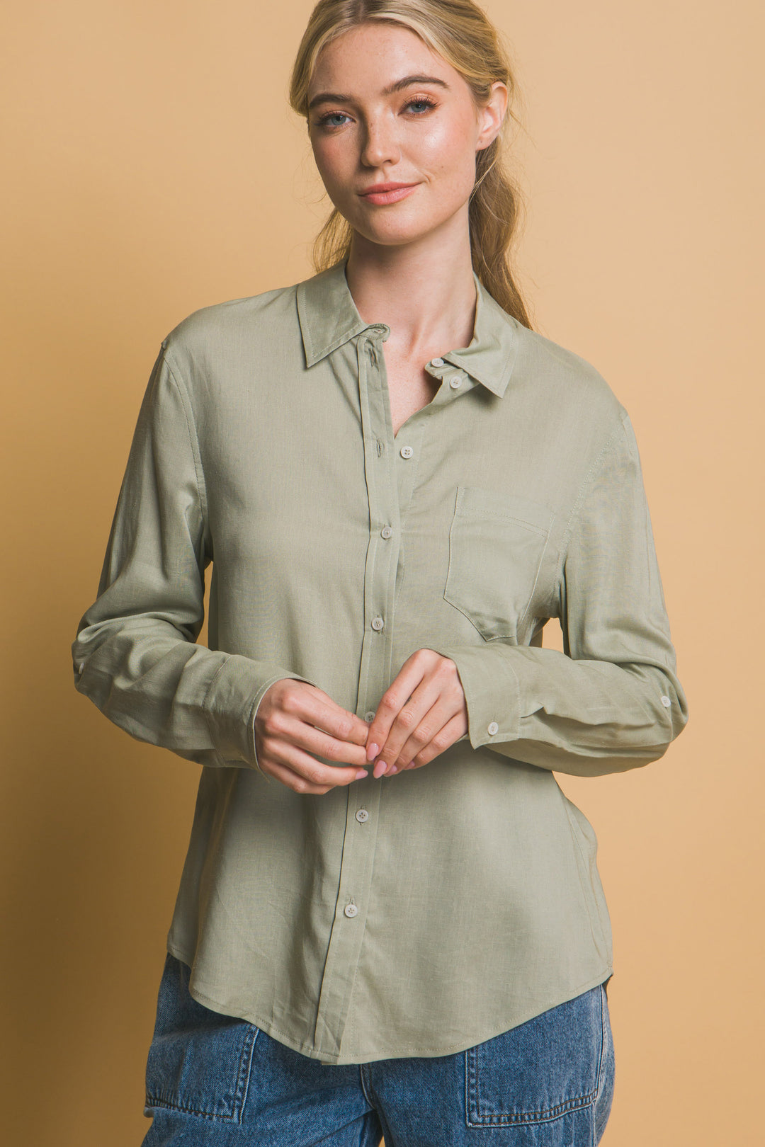 Blusa Manga Larga Para Dama