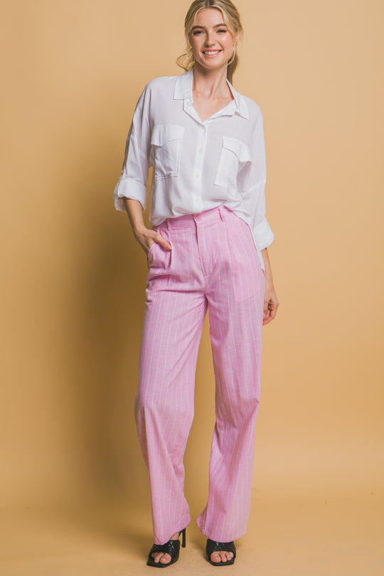 Blusa Overzise Con Bolsillos en Frente