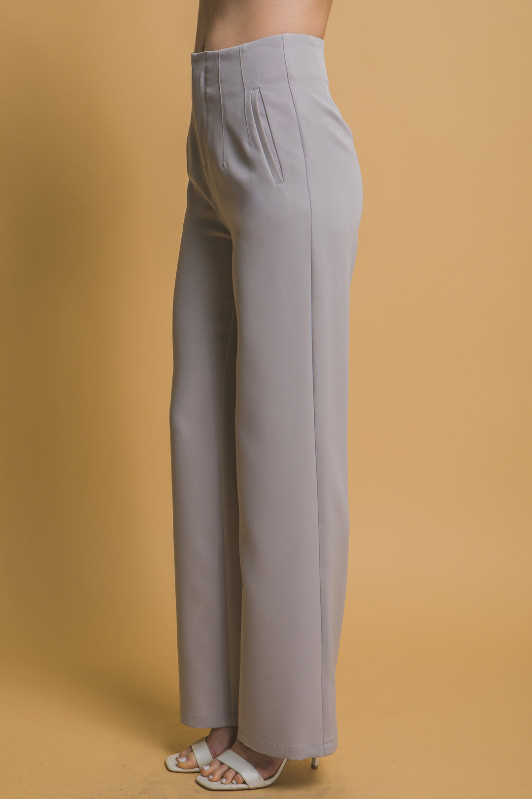 Pantalones Rectos Sin Botones