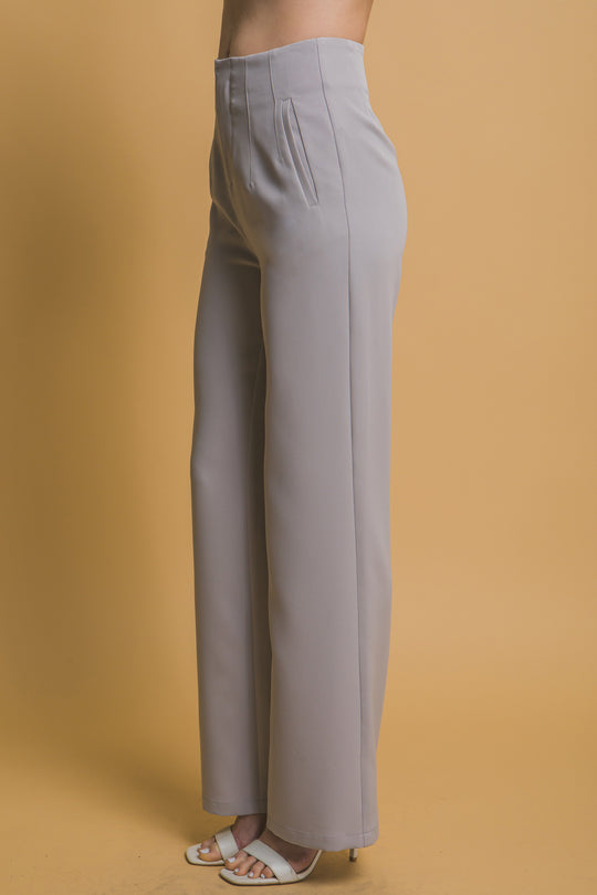 Pantalones Rectos Sin Botones