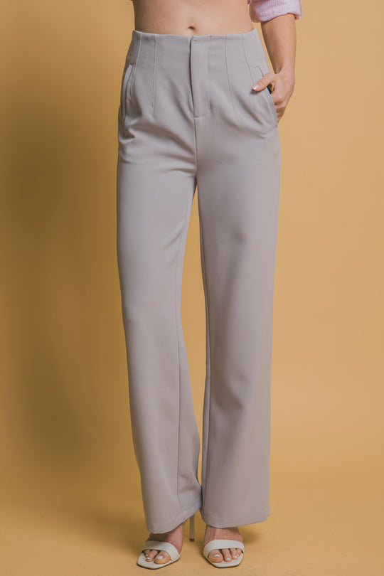 Pantalones Rectos Sin Botones