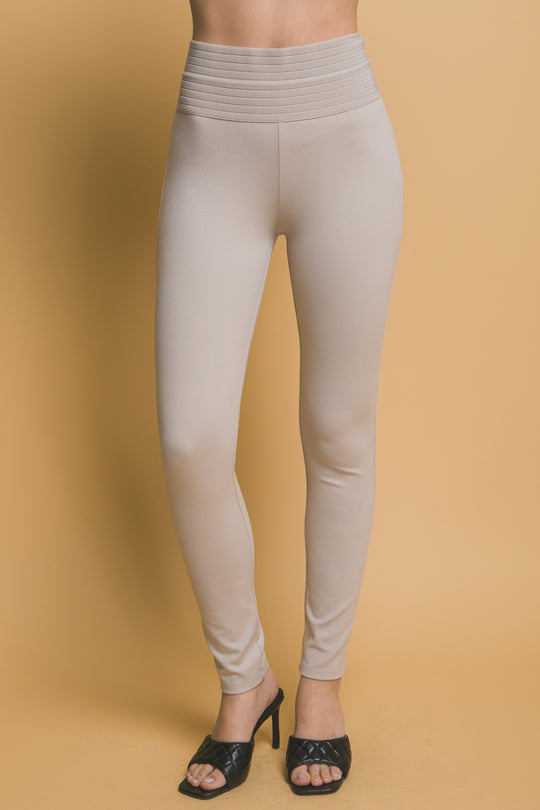 Pantalones Tipo Slim Sin Bolsillos