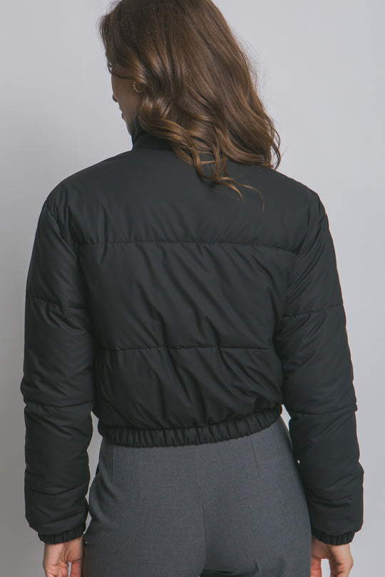 Chaqueta Acolchada Crop para Mujer