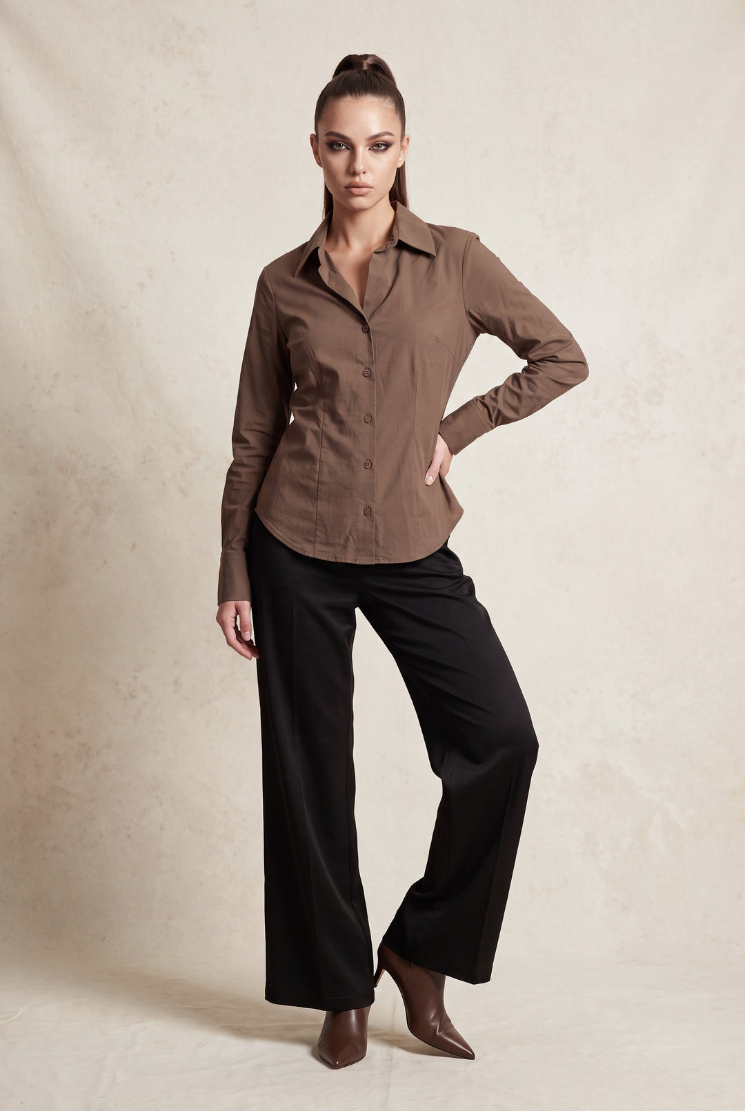 Blusa Clásica y elegante corte entallado
