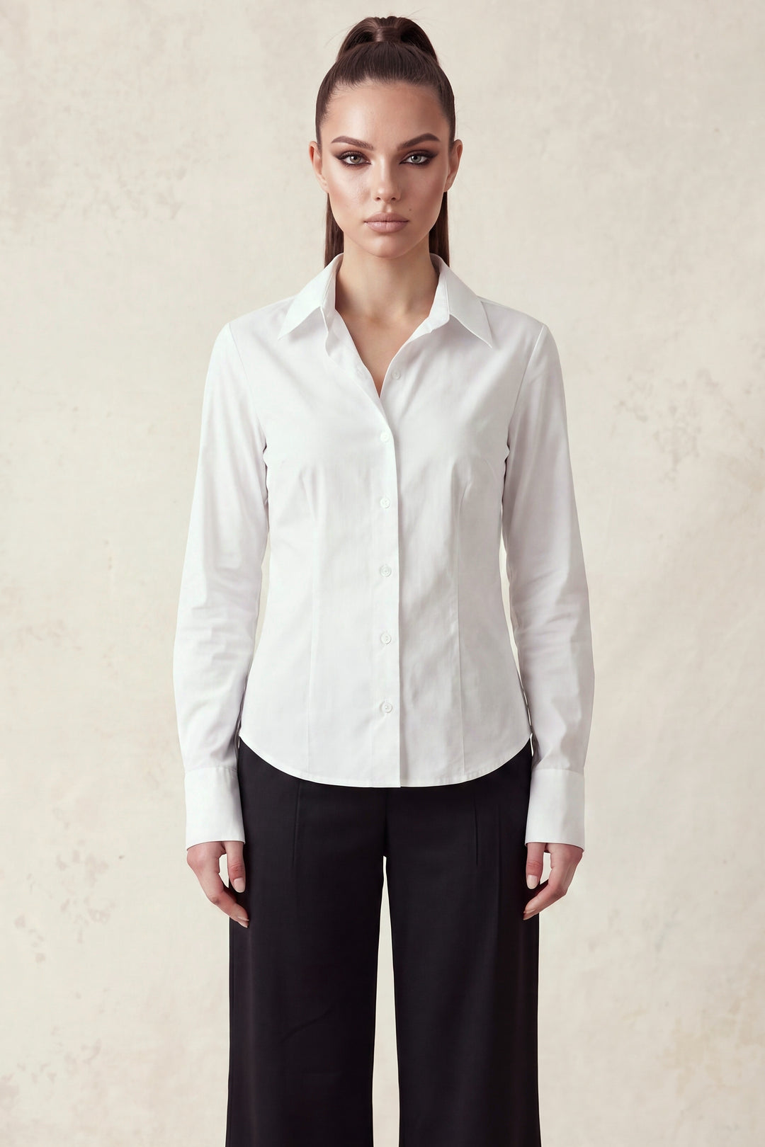 Blusa Clásica y elegante corte entallado