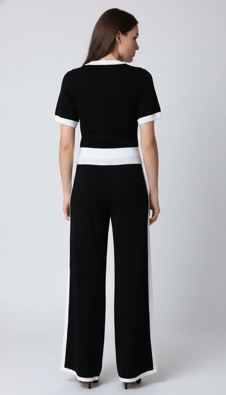 Conjunto Dúo Chic – Top y Pantalón Bicolor