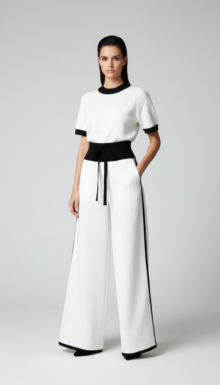 Conjunto Dúo Chic – Top y Pantalón Bicolor