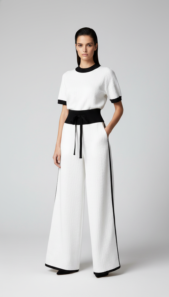 Conjunto Dúo Chic – Top y Pantalón Bicolor