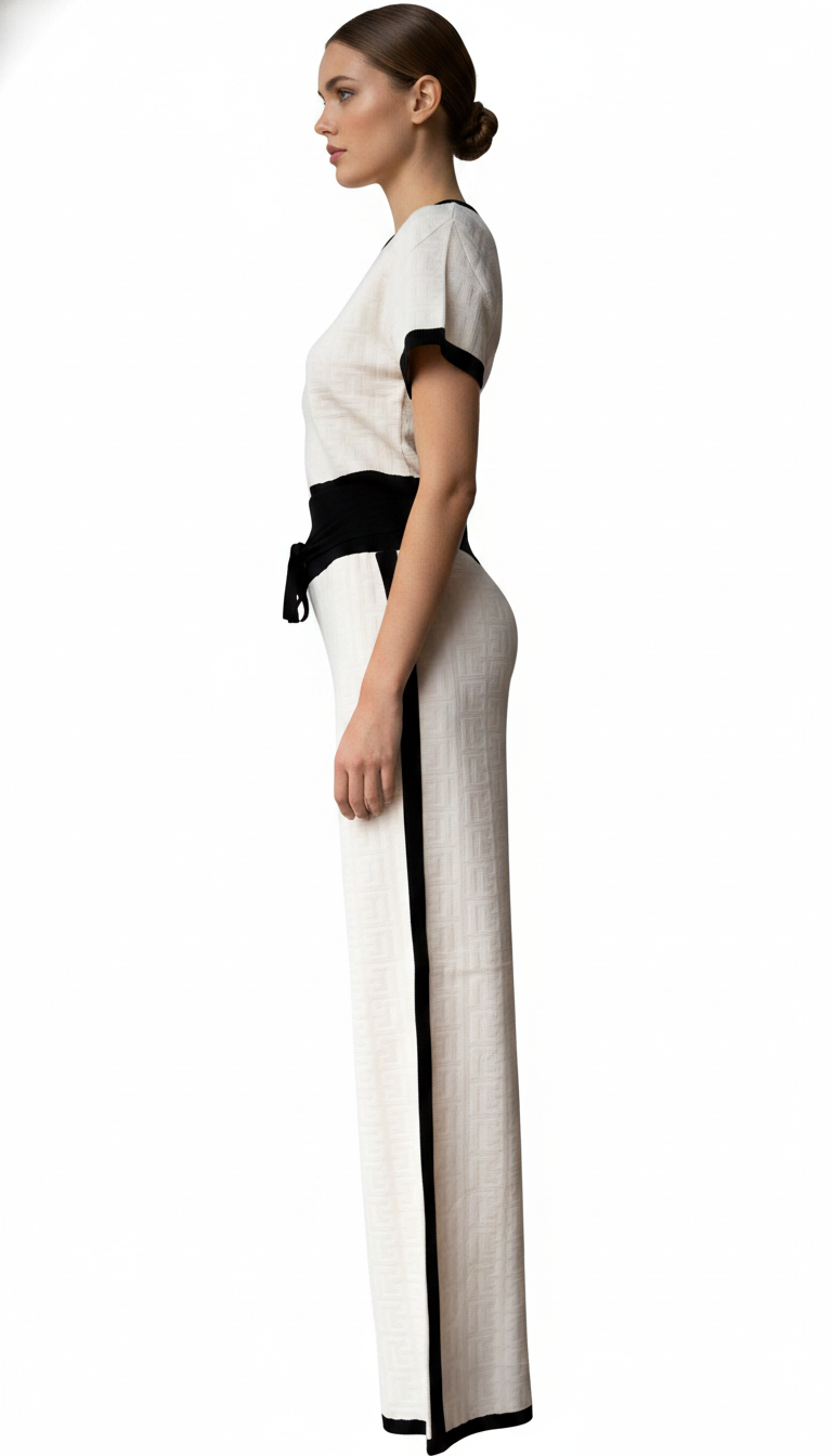 Conjunto Dúo Chic – Top y Pantalón Bicolor