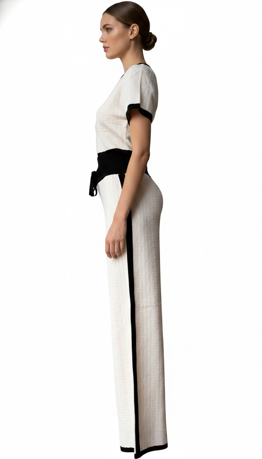 Conjunto Dúo Chic – Top y Pantalón Bicolor
