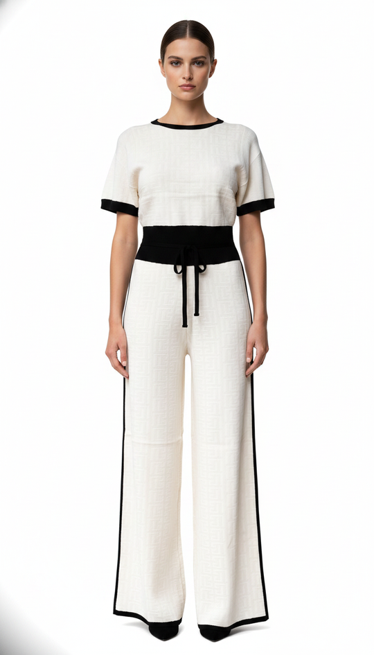 Conjunto Dúo Chic – Top y Pantalón Bicolor