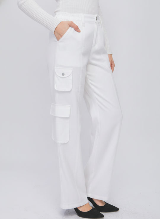 Pantalón Cargo para Mujer con Bolsillos Laterales