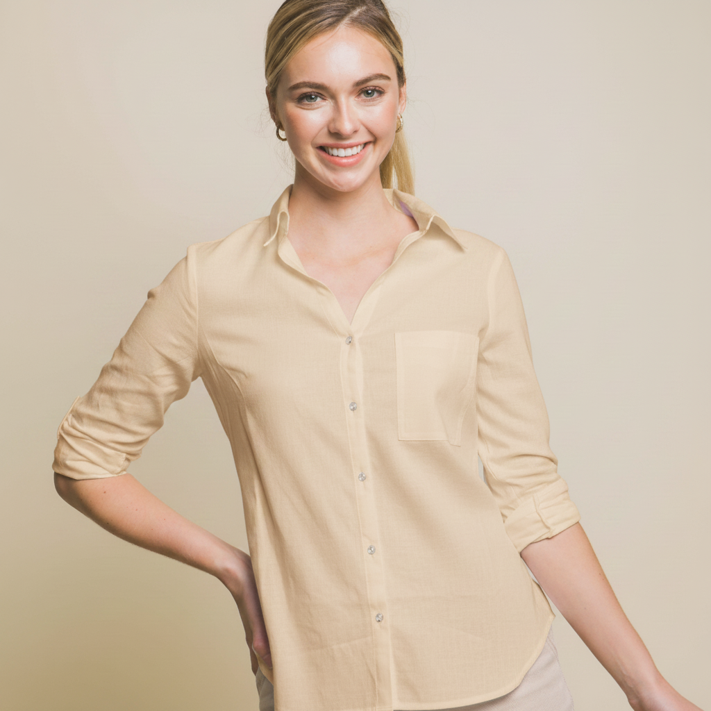 Blusa Casual De Mujer Con Diseño Único