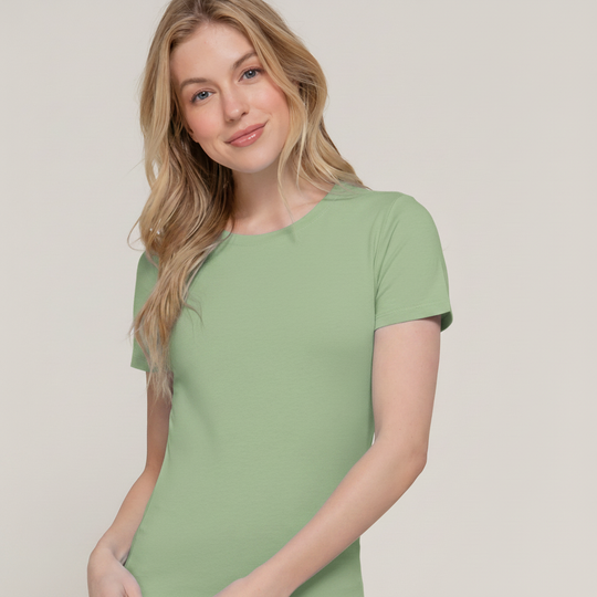 Blusa de dama, manga corta, primavera