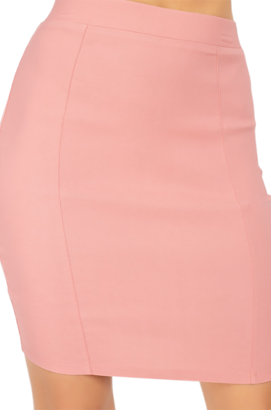 Conjunto Blazer Sastre Crop Blazer y Falda Tubo de Tiro Alto